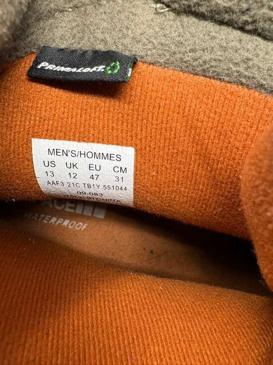 The North Face Waterproof PrimaLoft Winter Snow Boots Men’s Size 13 Brown main image 15
